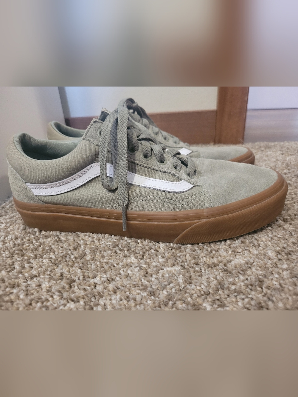 Vans Old Skool Unisex Shoes, Laurel Oak-Gum, M9/W7.5